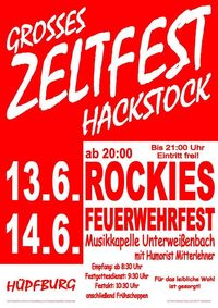 1. Grosses Zeltfest in Hackstock@Dorf Hackstock