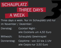 Three days a week - Gewinnspiel