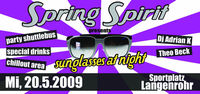 Spring Spirit - sunglasses at night@Sportplatz