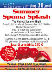 Summer Spuma Splash@Vulcano