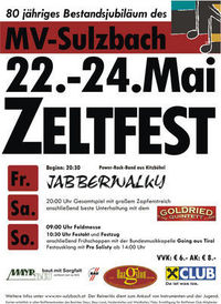 Zeltfest MV-Sulzbach@Sportplatz Sulzbach