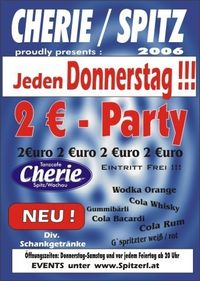 2 €uro Party@Tanzcafe Cherie Spitz