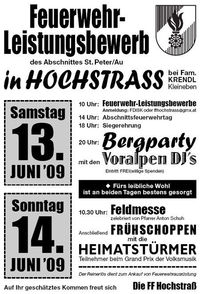 Bergparty FF-Hochstrass@nähe FF-Haus Hochstrass