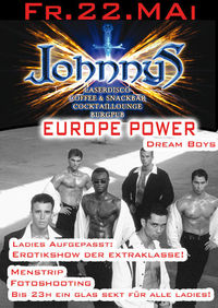 Europe Power Menstrip@Johnnys - The Castle of Emotions