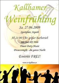 Kallhamer Weinfrühling@Sportplatz