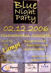 Blue Night Party@Feuerwehrhaus