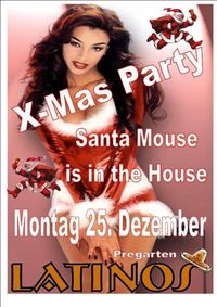 Santa Mouse is in the House@Latinos Bar