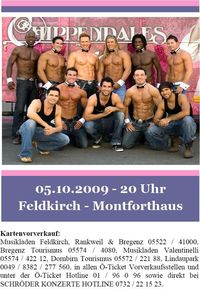 Chippendales - Tour 2009 - ONLY THE BEST@Montforthaus Feldkirch