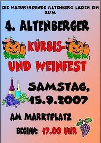 Kürbis und Weinfest 2007@Marktplatz