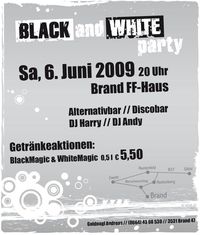 Black and White Party@FF-Haus