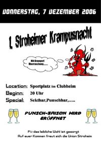 1.Stroheimer Krampusnacht@Sportanlage - Clubheim