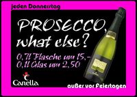 Prosecco, what else?