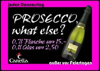 Prosecco, what else?