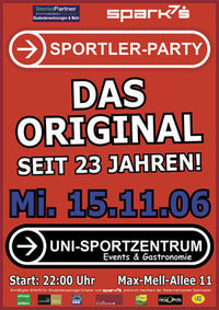 Sportler-Party@Uni-Sportzentrum