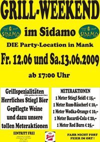 Grill Weekend im Sidamo@Cafe Sidamo Mank