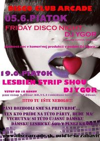 Friday Disco Night@Arcade Disco