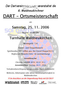 Dartortsmeisterschaft 2006@Turnhalle