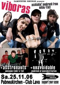 Viboras (IT) + Unavoidable + Asstronauts@Club Lava