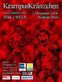 Krampuskränzchen der HAK 1 Wels@Stadthalle