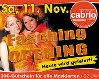 Fasching Opening@Cabrio