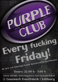 Purple Club - Friday@Purple Club - Gusswerk Salzburg