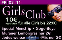 Girlsclub mit Menstrip + Gogoboys