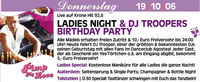 Ladies Night & DJ Troopers Birthday