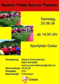 Human Table Soccer Turnier@Gutau