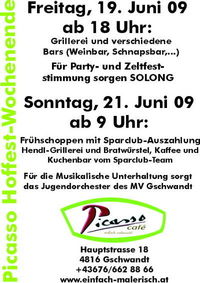Picasso Sommerfest@Picasso Cafe Hinterhof