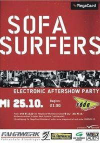 Sofa Surfers & Electronic Aftershow@KV Röda