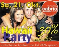 Hawaii Party@Cabrio