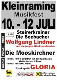 Musik - Zeltfest Kleinraming@Pfarrwiese Kleinraming