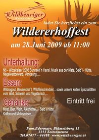 Wildererhoffest@Wildheuriger Kronawetter