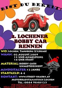 Bobby Car Rennen der Street Sharks Lochen@Lochen - Tannberg - Grub