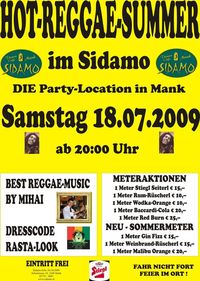 Hot Reggae-Summer im Sidamo@Cafe Sidamo Mank