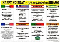 Happy Holiday - Bella Italy im Sidamo@Cafe Sidamo Mank