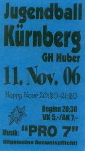 Jugendball Kürnberg@Gasthaus Huber