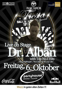 Dr. Alban live@Partyhouse Auhof