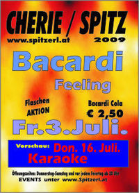 Bacardi Feeling@Tanzcafe Cherie Spitz