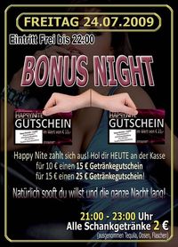 Bonus Night@Happy Nite