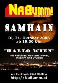 Samhain - Halloween - Hallo Wien!@Na Bumm!