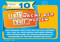 Wetten Dass " Die Nacht Der Wetten" @Almrausch Hadersdorf 19+