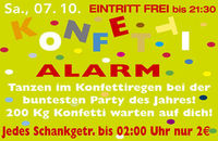 Konfetti Alarm@Excalibur