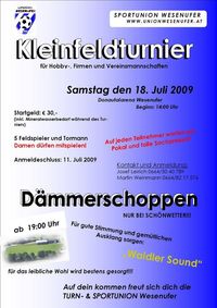 Kleinfeldturnier 2009@Donautalarena Wesenufer