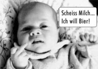 Ich wurde als Baby mit Bier gestillt