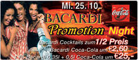 Bacardi Promotion Night@Amadeus Dancefactory