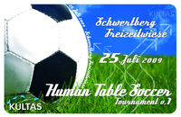 Human Table Soccer - Turnier@Freizeitwiese