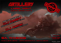 Artillery Label Night - Austria 2