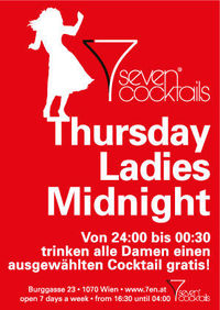 Ladies Midnight@Seven Cocktails