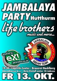 Jambalaya-Party mit Life Brothers@Brauerei Hacklberg Log
